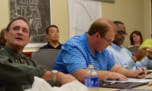 Members of the SCE Advisory Committee at the first meeting, Sept. 14.