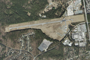 Aerial view of Horace Williams Airport
