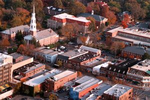 Aerial view of Franklin Street