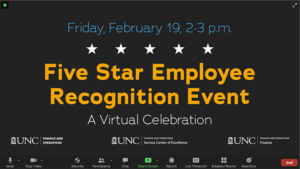 Five Star Employee Recognition Event